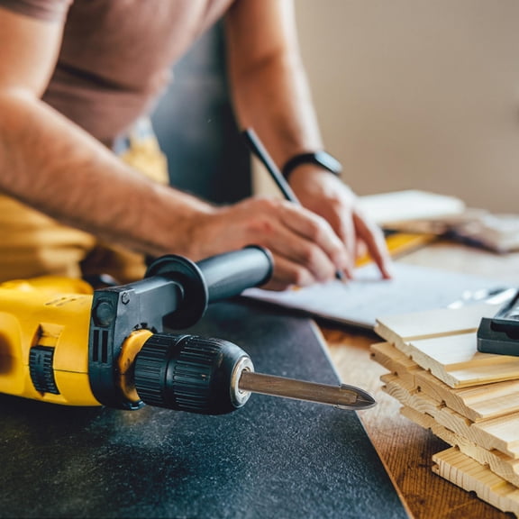 WHAMVOX 5Pcs Triangle Tile Glass Drill Bits for Concrete Wall and Twisted Drilling Accessory