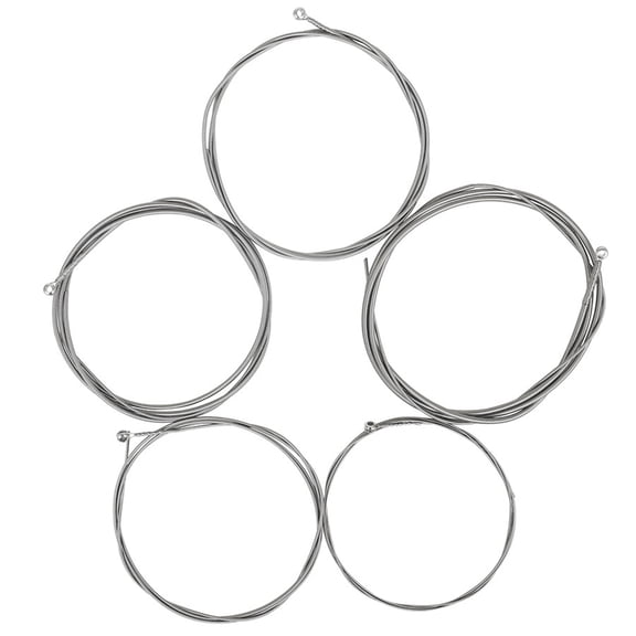 WHAMVOX 5Pcs Universal Bass String Nickel Steel PVD Coating Resistant to Wear for Performance Use