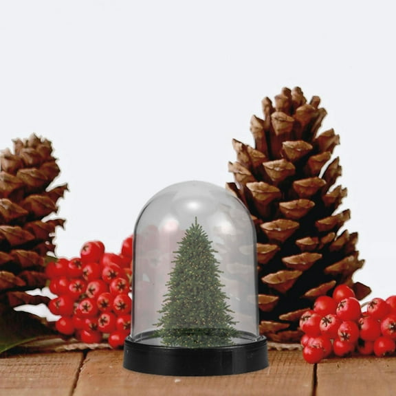 WHAMVOX 5Sets Display Dome Multi Transparent Plastic Flower Display