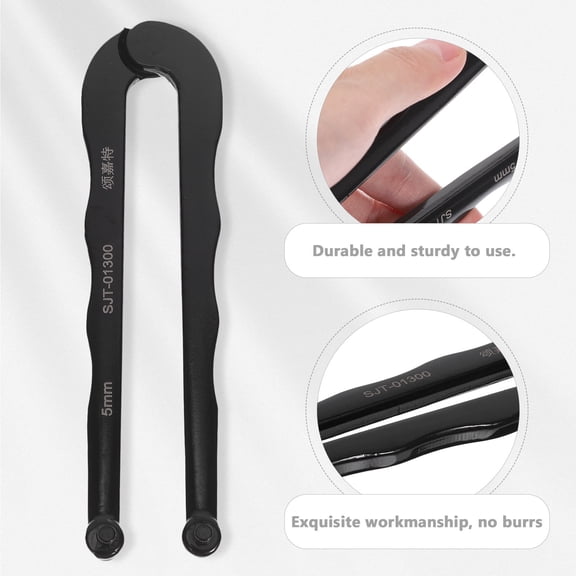 WHAMVOX 5mm Professional Round Nut Adjustable Angle Mill Wrench Trimmer Cutter Electric Tool Accessories