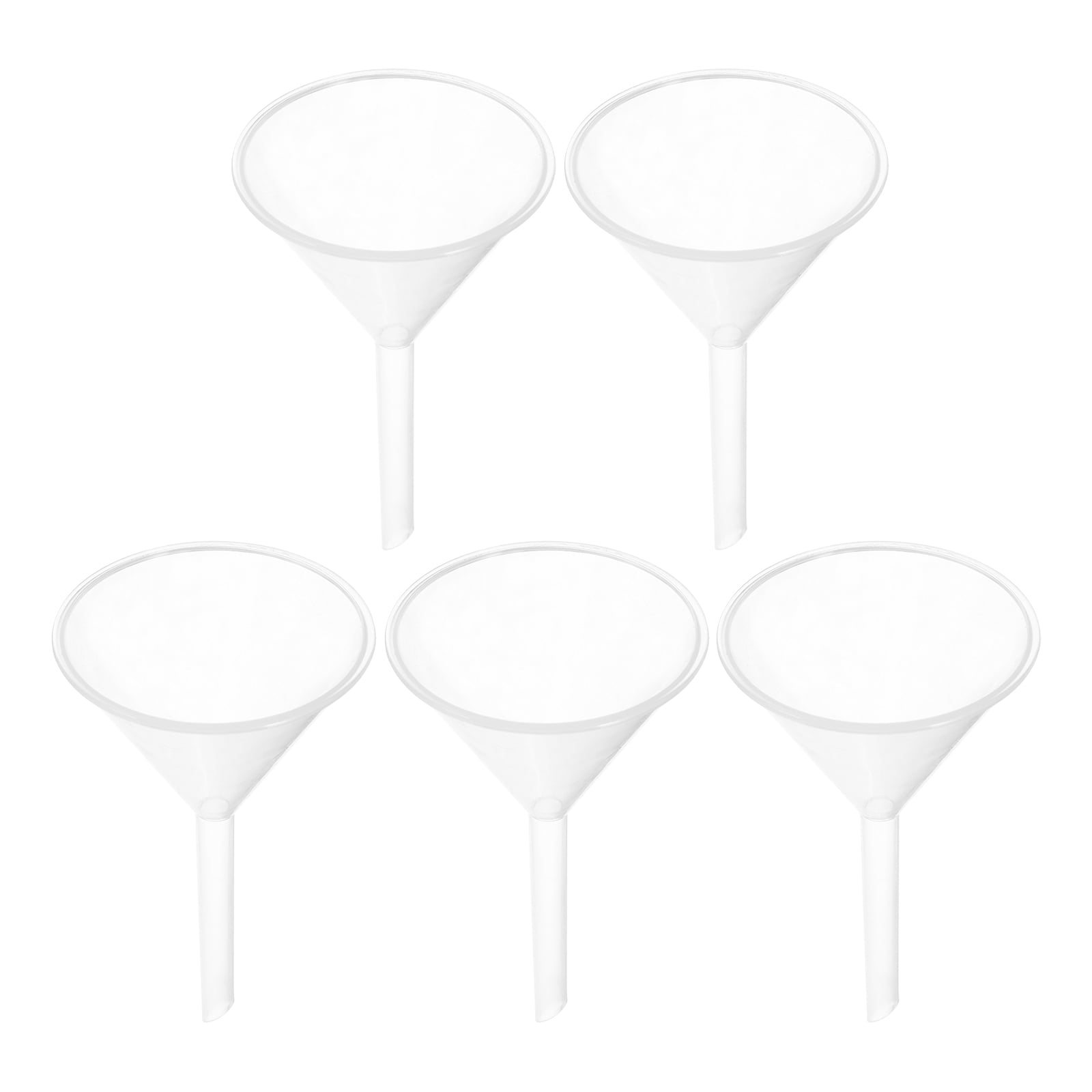 WHAMVOX 5pcs 60mm Plastic Funnel Long Neck Multi-purpose Separating ...