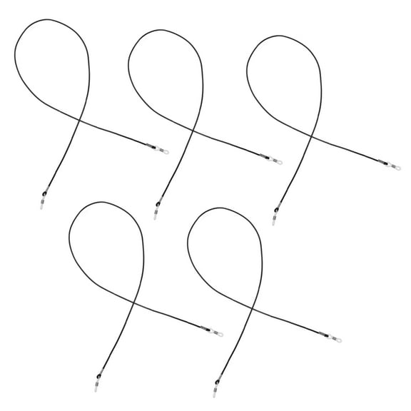 WHAMVOX 5pcs Eyeglass Holder Chains Adjustable Neck Strap String Safety Lanyard for Glasses Sunglasses Retainer Cord for Men Women