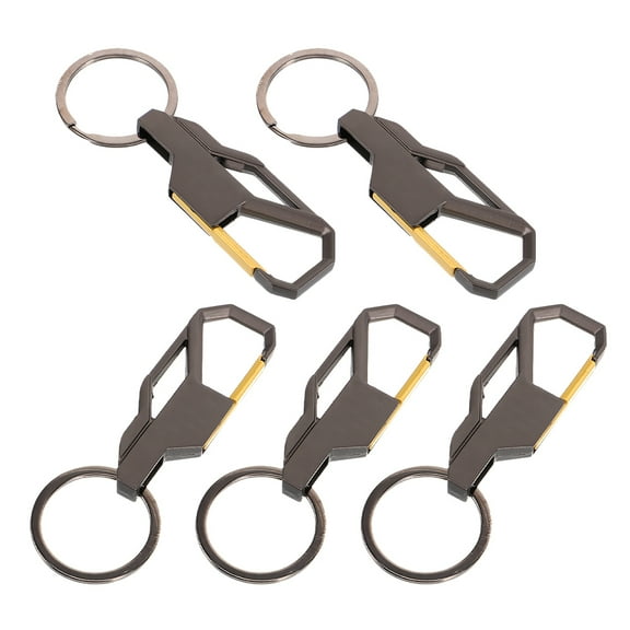 WHAMVOX 5pcs Key Chain Holder Keyring Decorative Keychains With Hook Key Chain Rings Accessory Men Belt Key Rings metal keychains