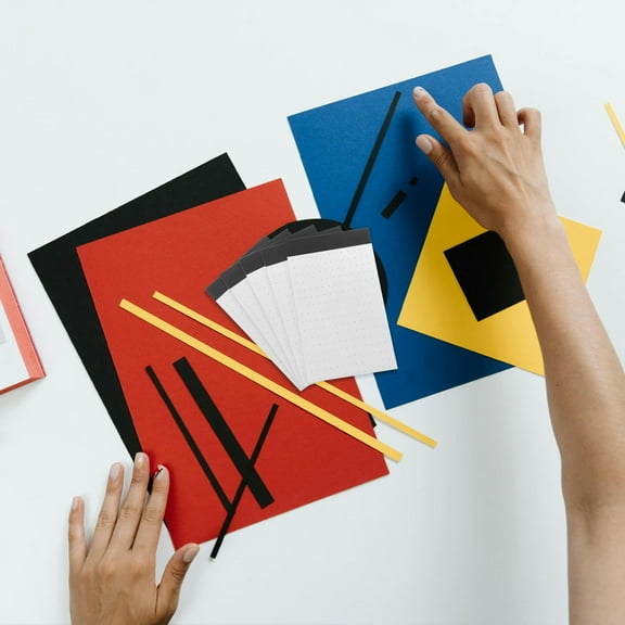 WHAMVOX 5pcs Mini Dotted Graph Self Stick Paper Pad Sticky Paper Dot Grid Sticky Notepad for Graphing Architects Teachers Art Journals Office Home Supplies