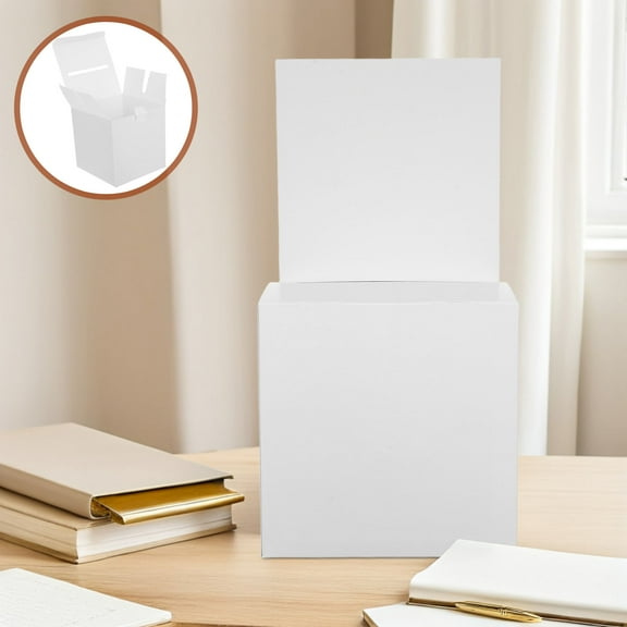 WHAMVOX 5pcs Multi-Functional Voting Box for Feedback and Donations Foldable and Convenient Suggestion Box Easy to Assemble Box for Office Schools and Meeting Room