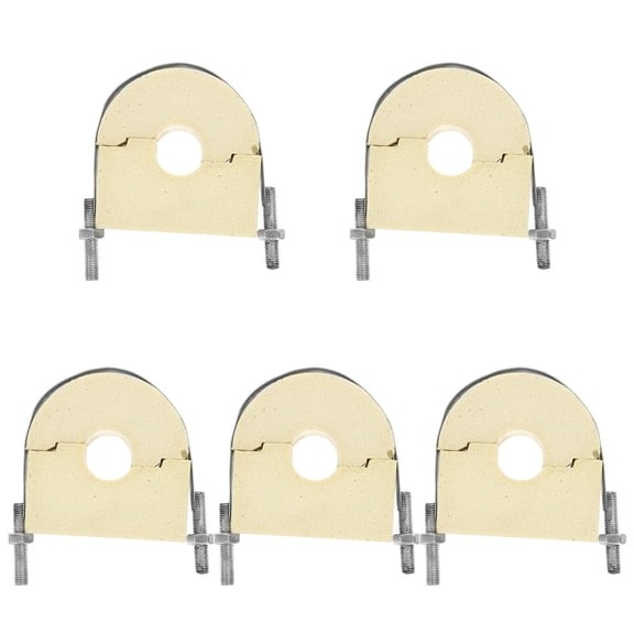 WHAMVOX 5pcs Pipe Clamps with Good Insulation Effect for Various Pipes Assorted Color