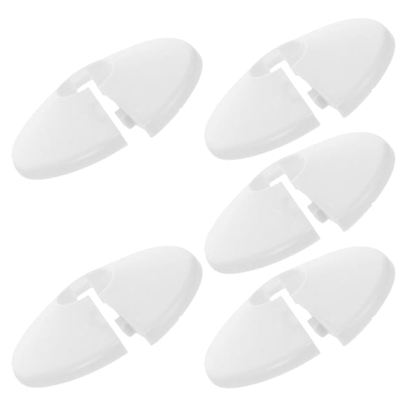 WHAMVOX 5pcs Plumbing Flange Covers Wall Split Flanges Plumbing Flange Covers Round Plates Wall Pipe Cover Pipe Cover Collar Wall Pipe Cover Pipe Round Collars Decoration
