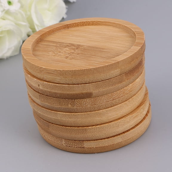 WHAMVOX 6 PCS Serving Saucer Succulent Flower Pot Tray Mini Size Flower Pot 6pcs