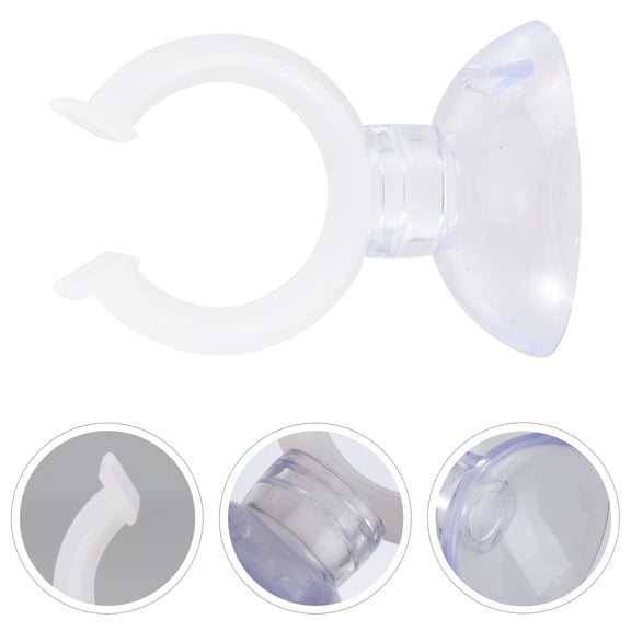 WHAMVOX  6 Pcs Aquarium Fixed Clip Fish Tank Oxygen Pipe Clamps Clips