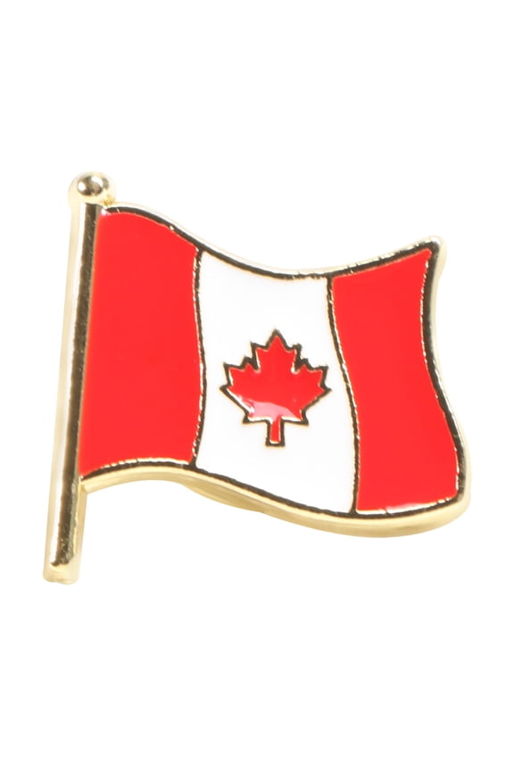 6 Pcs Canadian Maple Leaf Lapel Pin Canada Flag Small Travel