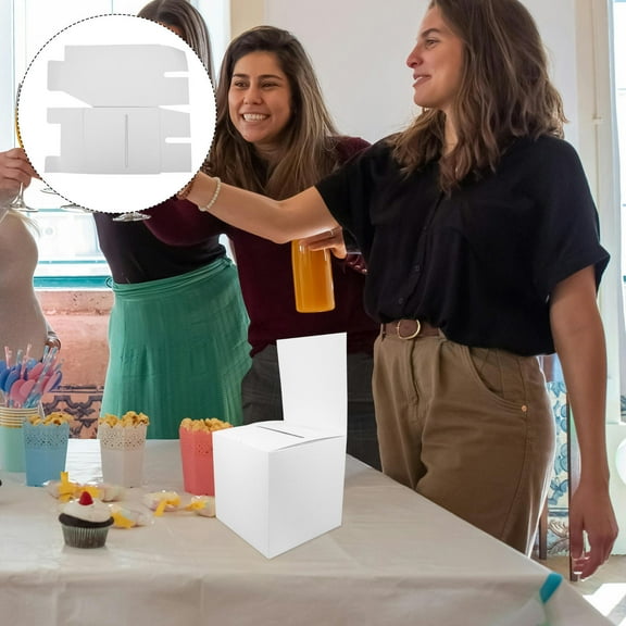 WHAMVOX  6 Pcs Charity Donation Boxes Money Lottery Office Man