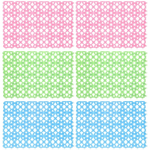 WHAMVOX  6 Pcs Feet Floor Rabbit Mats Pet Cage Bottom Assorted Color Foot Pads