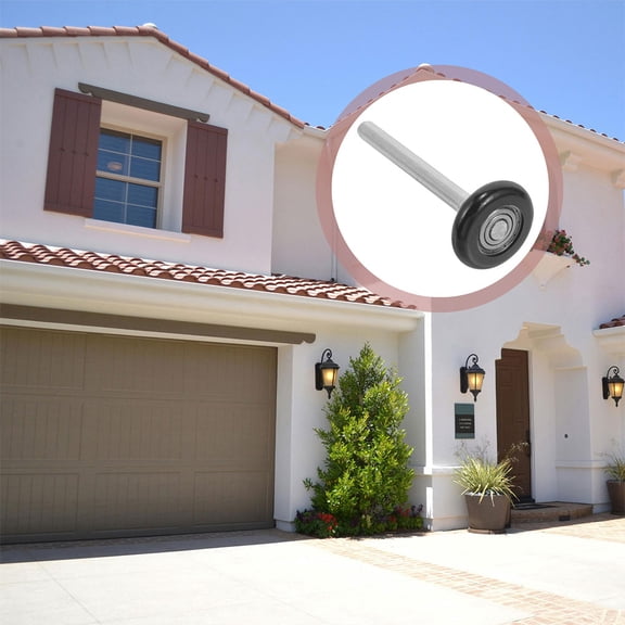 WHAMVOX 6 Pcs Garage Replacement Rollers Door with Stem Track Black