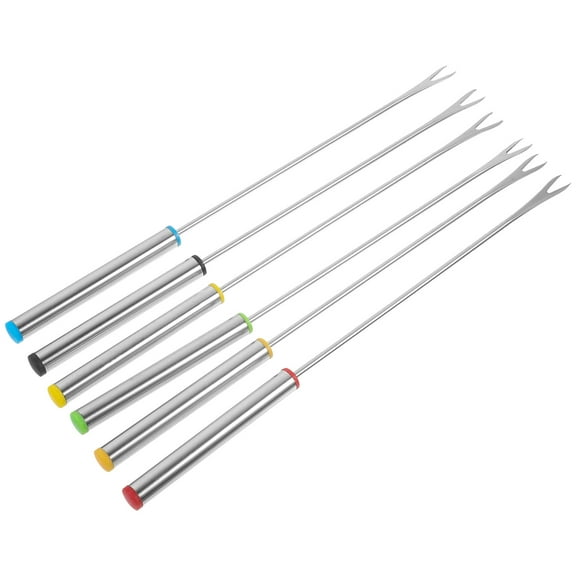 WHAMVOX 6Pcs Barbecue Skewer Resistant to Rust for Outdoor Grill