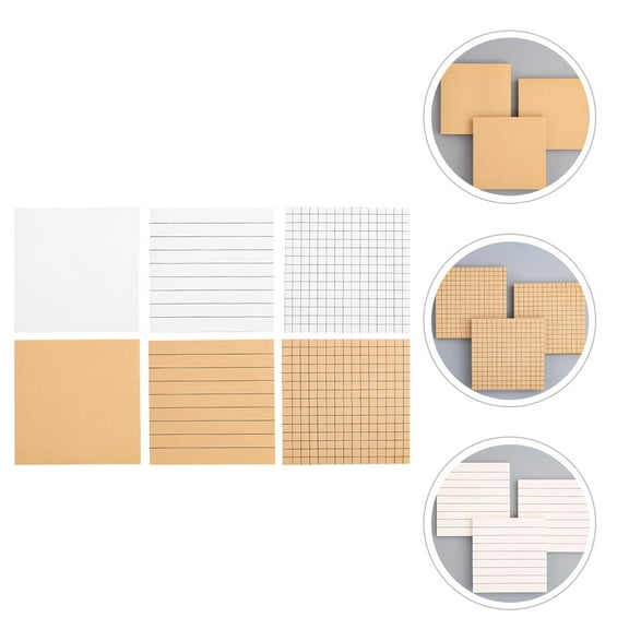WHAMVOX 6 Pcs Notepads Reminder Posting Office