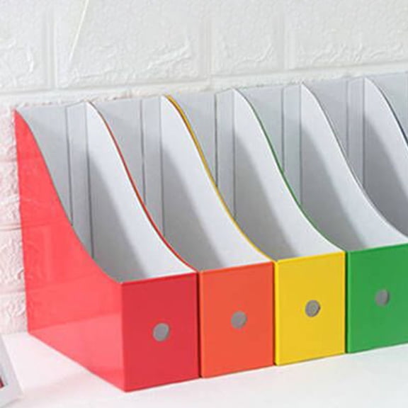 WHAMVOX  6 Pcs Organization Organizers Book Storage Rack Catalog Office