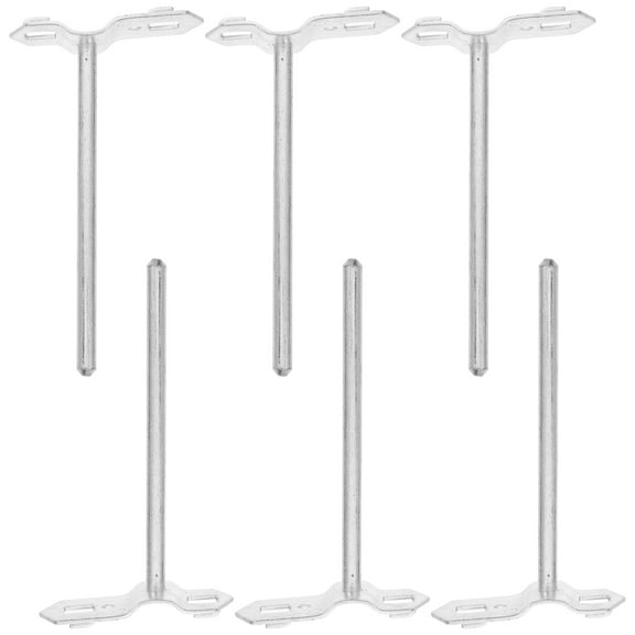 WHAMVOX 6 Pcs Peg Board Accessory Pegboard Tool Holder Diagonal Hook