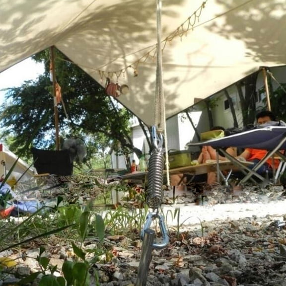 WHAMVOX  6 Pcs Portable Rope Tensioner Multi-function Spring Hook Buckle