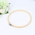 thumbnail image 1 of WHAMVOX  6 Pcs Round Flower Lace Sewing Circle Frame Beginners Khaki, 1 of 8