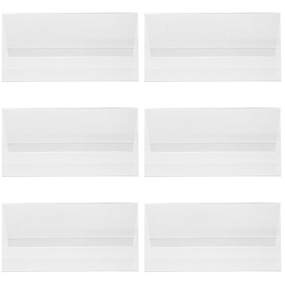 WHAMVOX 6 Pcs Seating Number Holders Conference Table Cards Student Office