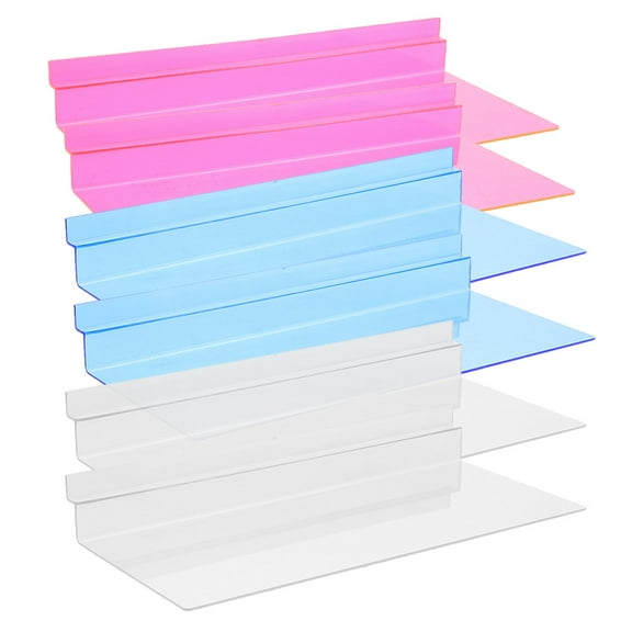 WHAMVOX 6 Pcs Shoe Rack Modern Shoes Display Stand Dividers Sneaker