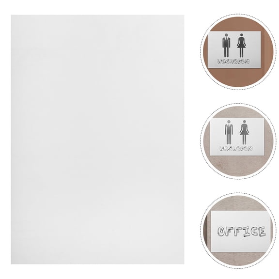 WHAMVOX 6 Pcs Sublimation Photo Aluminum Blank Sign Plate