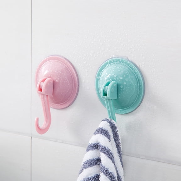 ROMANSENTIAL Cup Hooks for Posters, 6-Pack - Strong Adhesive Wall Hangers for Home and Office