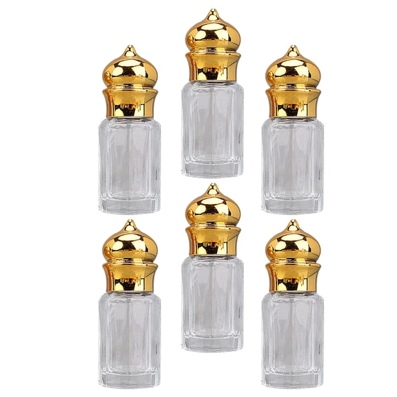 WHAMVOX 6 Pcs Travel Size Perfume Essential Oil Roller Bottle