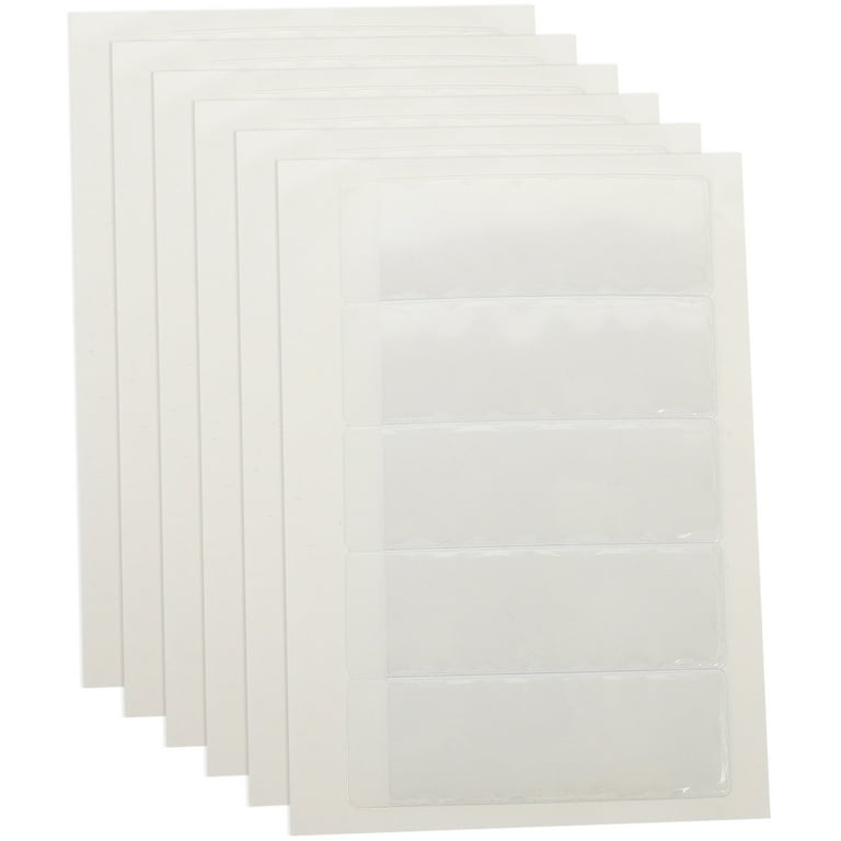 adhesive business card sleeve Clear Adhesive Business Card Holder BAD15 — Hang and Display main image 0