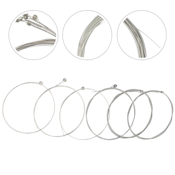 WHAMVOX 6 Strings Guitar Strings Electric for Precise Tuning and Reliable Performance