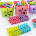 thumbnail image 1 of WHAMVOX  60 PCS Windproof Clothes Clip Bag Clips Pegs Drying Rack Clothing, 1 of 8