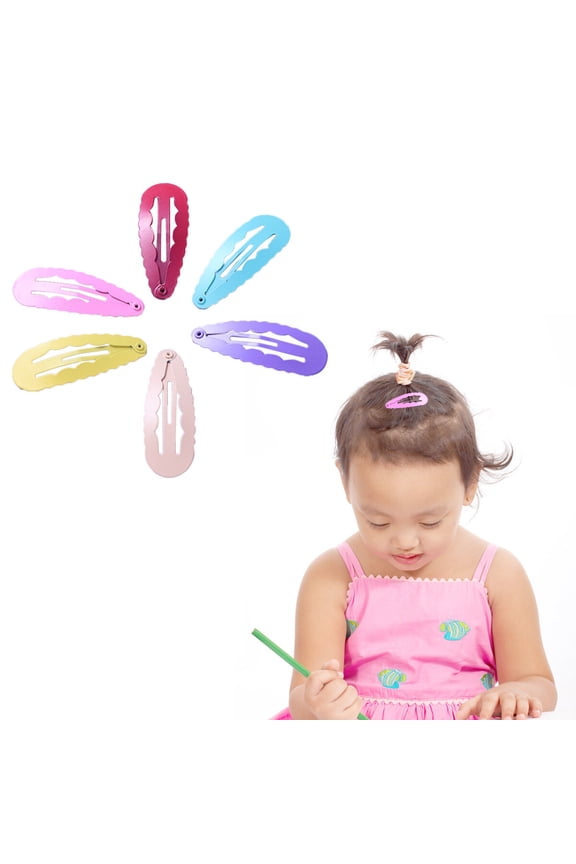 60 Pcs BB Clip Waves Pattern Hair Clips Baby
