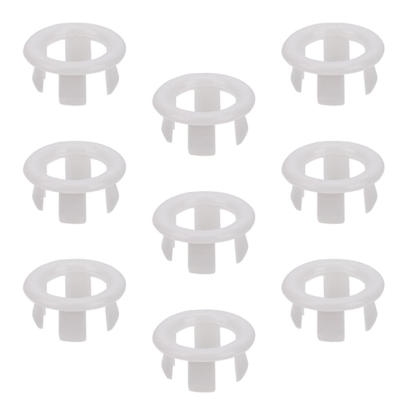 ROMANSENTIAL Bathroom Sink Hollow Ring Easy Install White 60Pcs