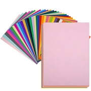 WHAMVOX 60 Sheets Colored Cardstock Paper for Scrapbooking, Printing, Crafts, and Student Art Supplies
