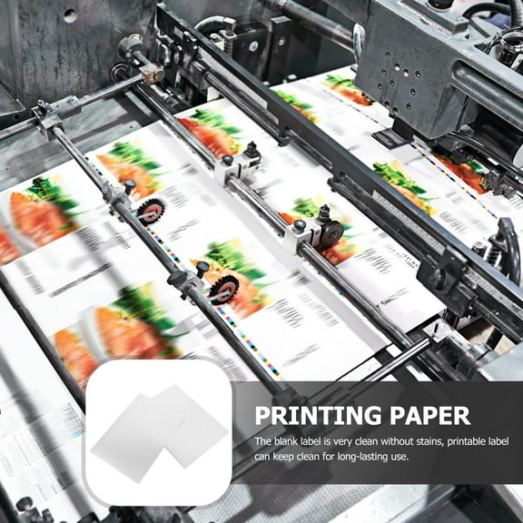 WHAMVOX 60 Sheets of Printer Printable Sticker Label Stickers Blank Large Mailing Labels Blank Label Sticker