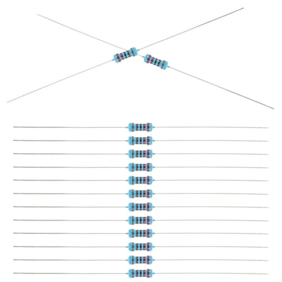 WHAMVOX 600Pieces Resistors Kit For Diy Projects Multicolor 6.00X0.20X0.20Cm Metal And Plastic