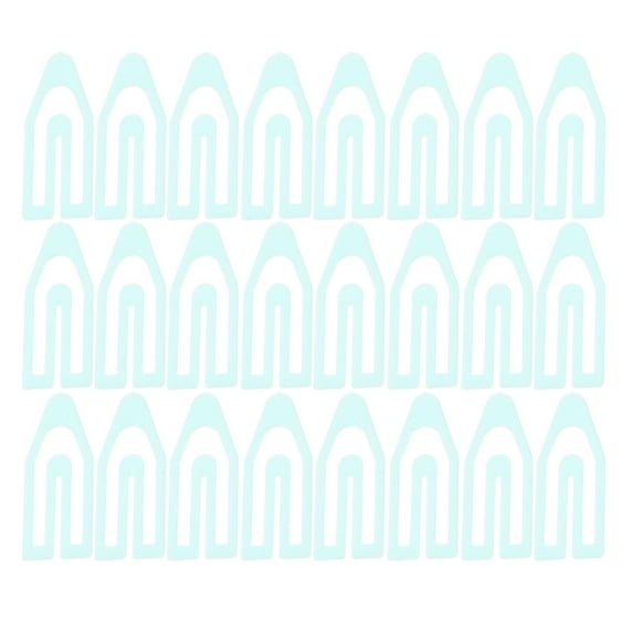 WHAMVOX 60Pcs Small Paper Clip Ornaments File Document Clips Paperclips Unique Modeling Mini Clips Memo Clips