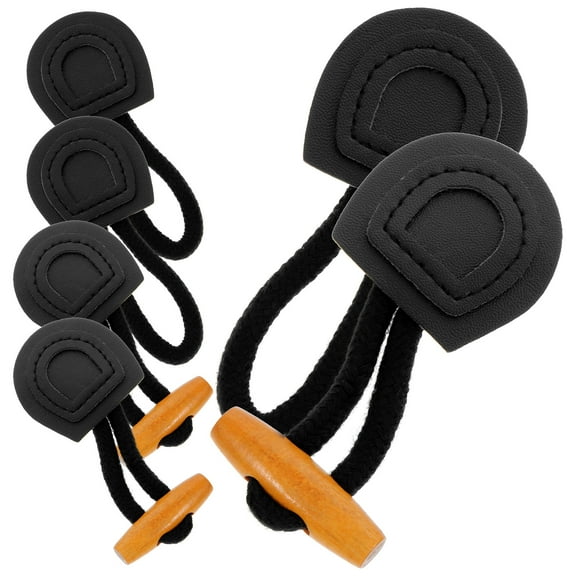 WHAMVOX 6Pairs Synthetic Materials Coat Closures Sewing Knitting Decoration For Clothing Coats