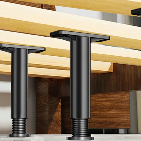 WHAMVOX 6Pcs Bed Leg Adjustable Height Replacements Support Legs Heavy Duty Table Legs Furniture Legs