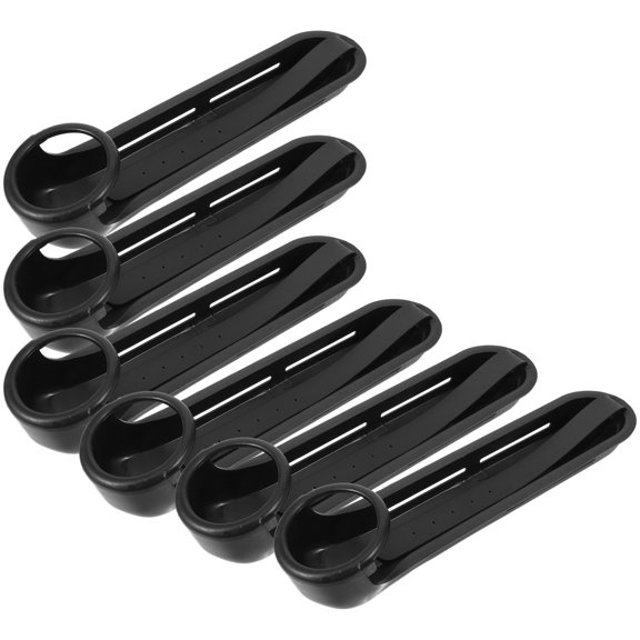 WHAMVOX 6Pcs Billiard Track Snooker Ball Track Black For Billiard Table Accessories