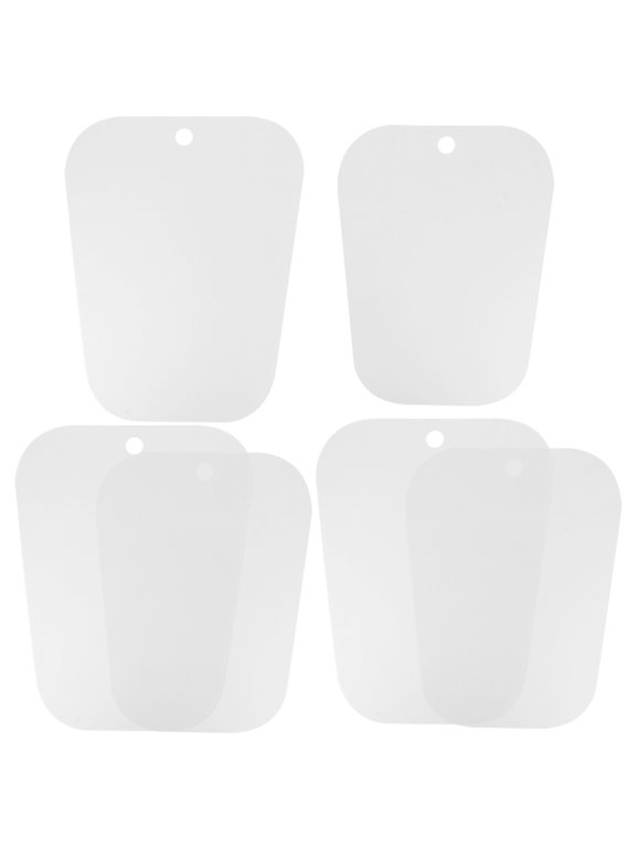 6-Piece Clear Tall Boot Shapers for Over-the-Knee Boots, Adjustable Support Inserts for Home Storage