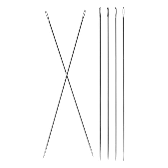 HOOWIFFY 6-Pack Metal Darning Needles for Sweater Repair, Scarf Knitting and Sewing Crafts