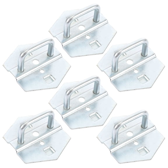 WHAMVOX 6Pcs Small Metal Pegboard Hooks for Tool Organization in Workshops