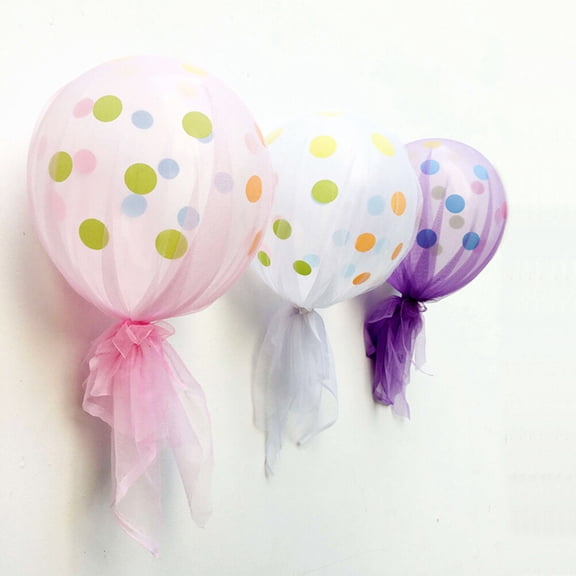 WHAMVOX 6pcs 12 Inch Party Latex Balloons With Column Base Kit for Baby Shower Birthday Wedding Party Decoration Photo Prop (Pink)