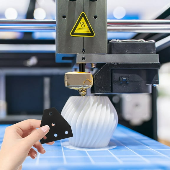 WHAMVOX 6pcs Aluminum Corner Brackets 5 Hole T Shape Joint For 3d Printer Frame Robust Metal Corner Brackets Aluminum Extrusion Connector Bracket