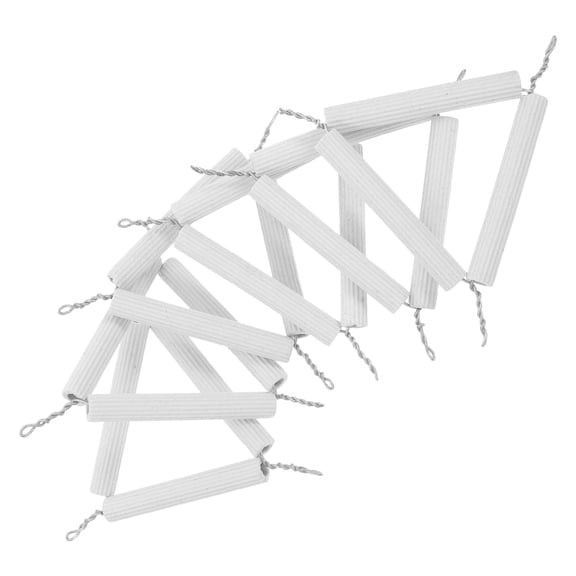 YSNOOWE 6Pcs Ceramic and Iron Wire Crucible Triangle Holder Stable Support for Lab Experiments
