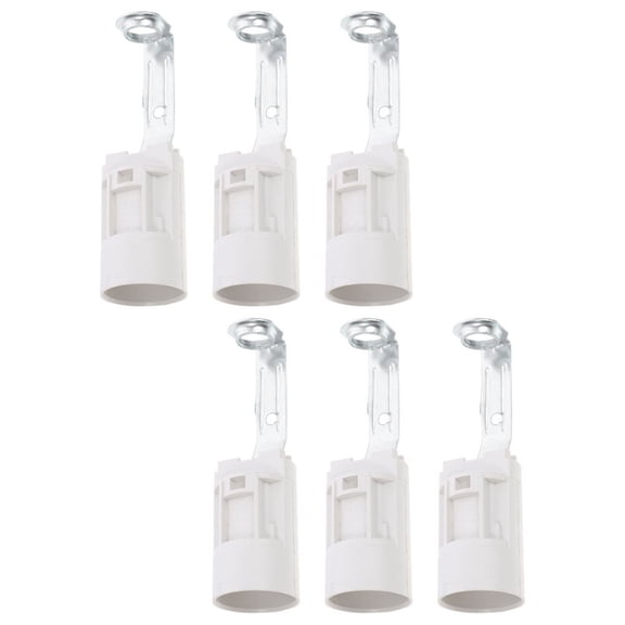 WHAMVOX 6pcs  Light Bulb Lamp Holder Lamp Pendant Socket Ceiling Lamp Socket E14 Lamp Supply
