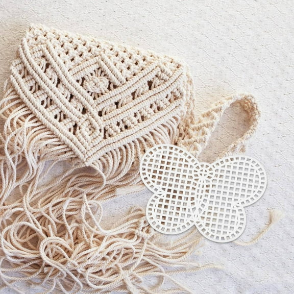 WHAMVOX 6pcs Plastic Cross Canvas Plastic Canvas Mesh Plastic Canvas Sheets Mesh Canvas Sheets For Embroidery Plastic Canvas Sheets Plastic Mesh Canvas Sheet Cross Plastic Canvas