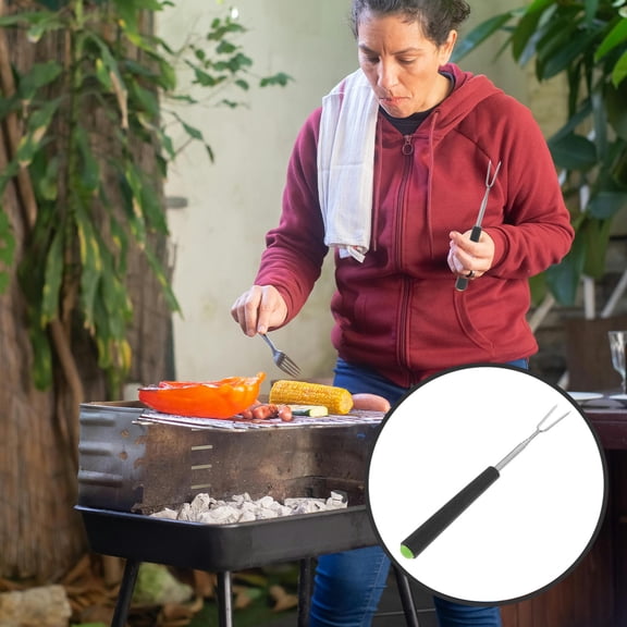 WHAMVOX BBQ Forks Stainless Steel Portable Camping 6Pcs