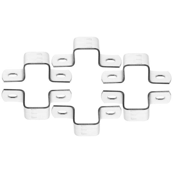 WHAMVOX 6pcs Strap Clips U-tube Strap Clamps Heavy Duty Tube Tension Clamps Tubing Strap Clips
